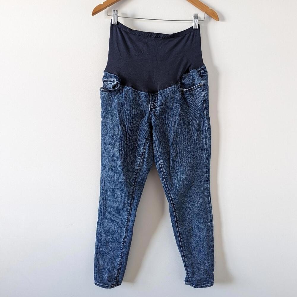 Old Navy Maternity Rockstar Super Skinny Size 8 Full Panel Jeans